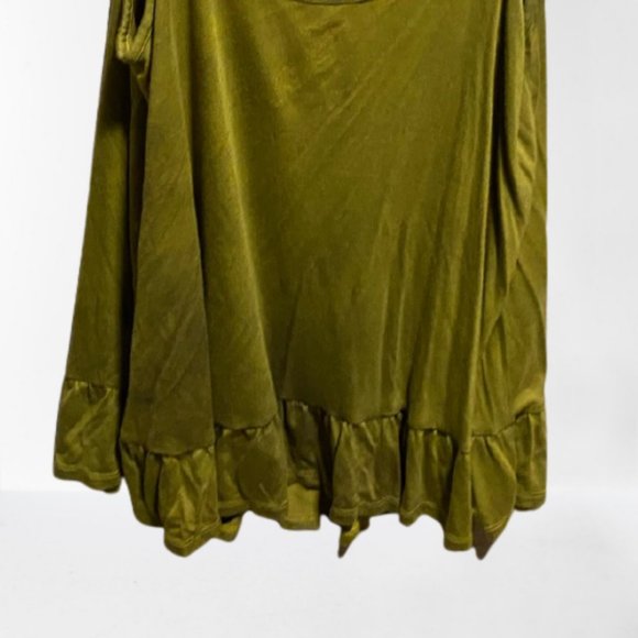 NWOT lime/light olive green tank - Picture 4 of 4
